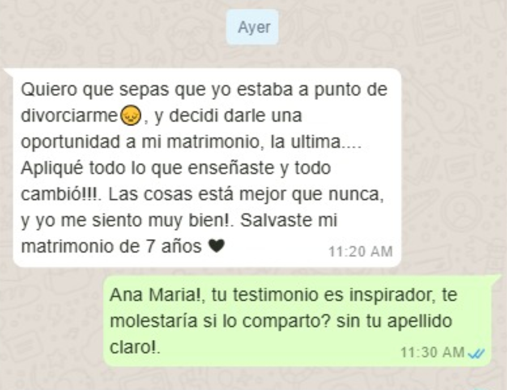 Testimonio